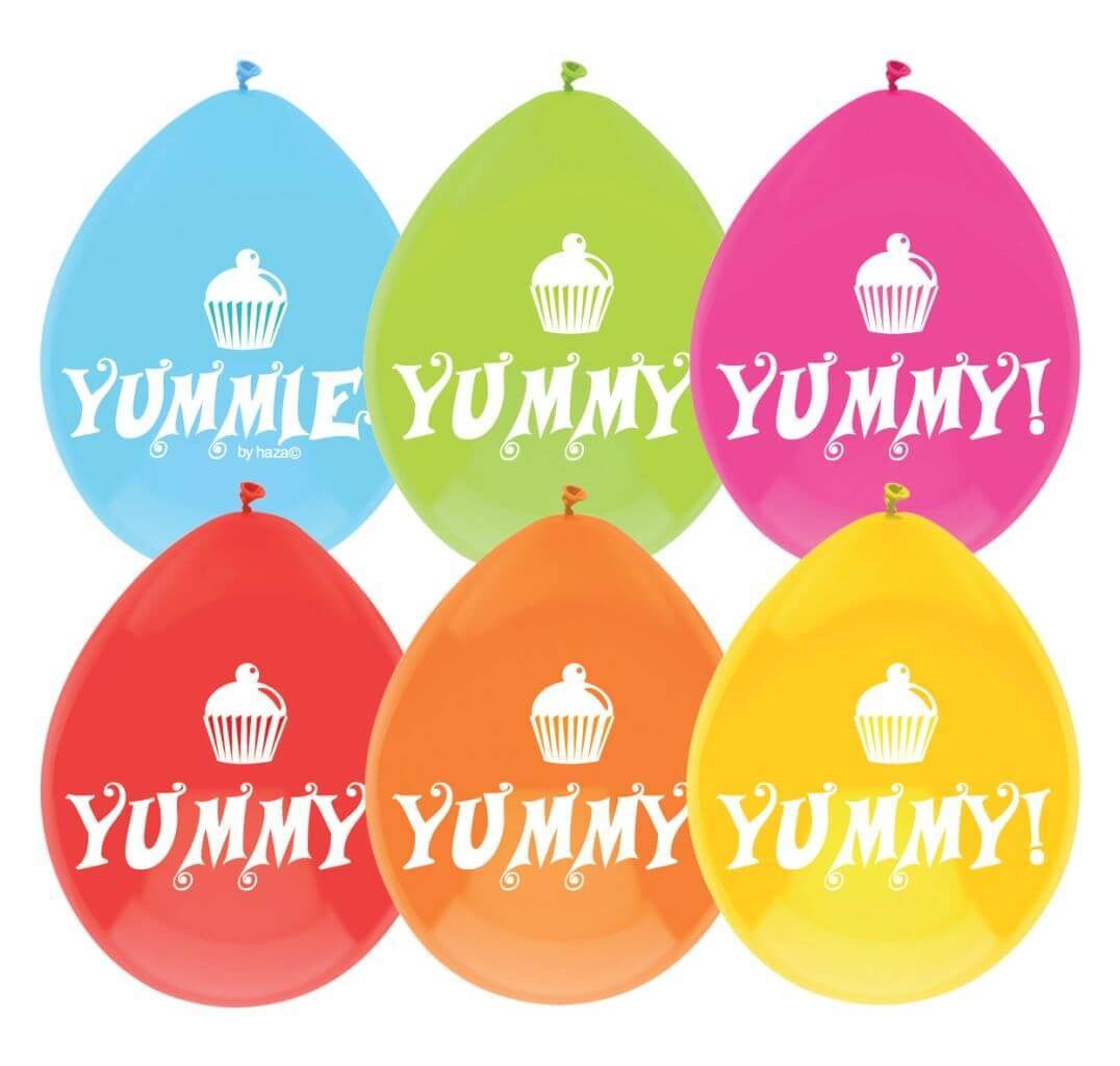 Ballonnen Yummie 6 stuks