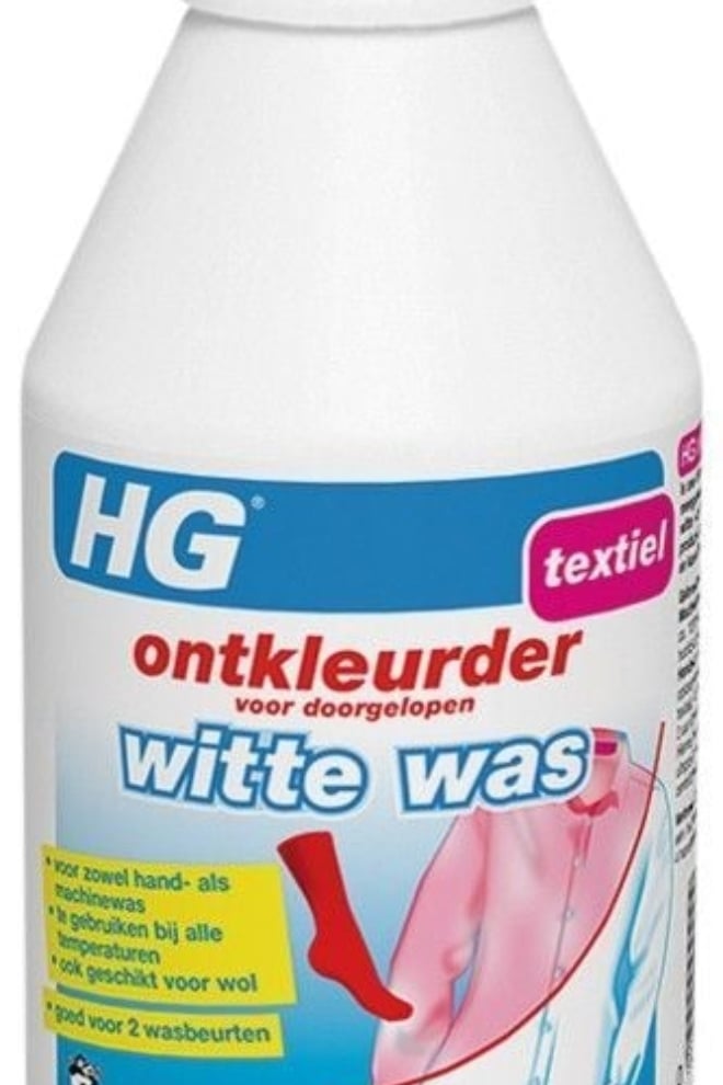 HG ontkleurder voor de doorgelopen witte was 200gr | Coppens HG ontkleurder voor doorgelopen witte was | herstelt verkleuring