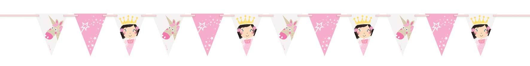 Coppens Pink Princess Unicorn Vlaggenlijn Papier coppens kopen in de aanbieding