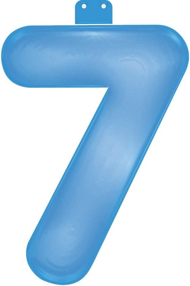 Funtext (35 cm) blauw 