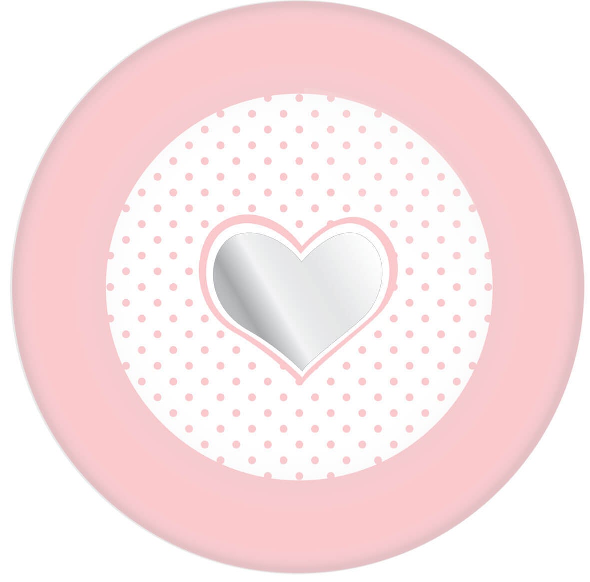 8 bordjes Babygirl 18cm