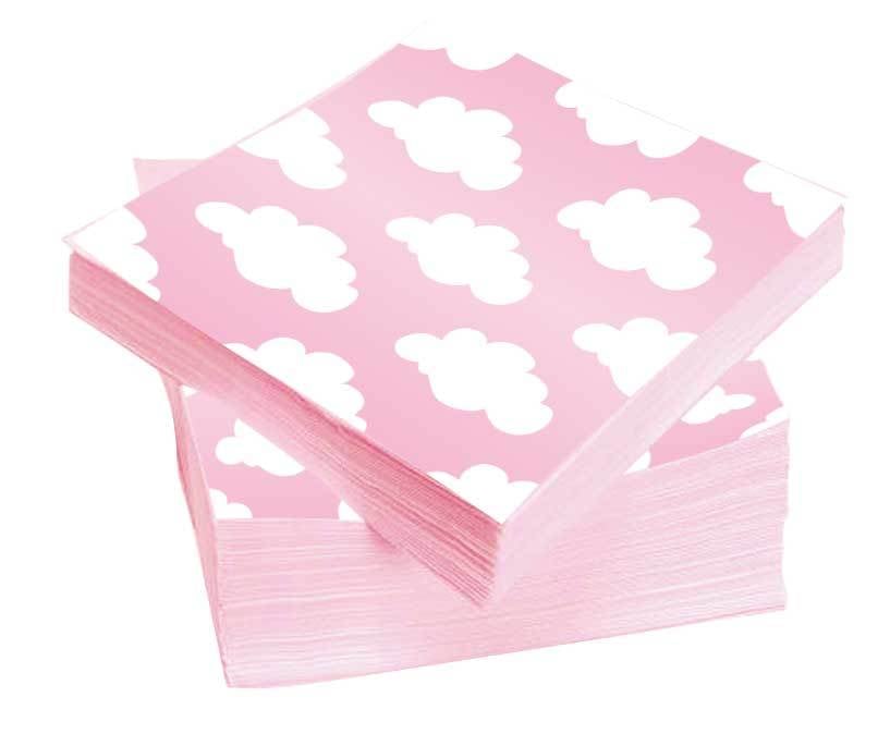 Servetten 33x33cm babygirl