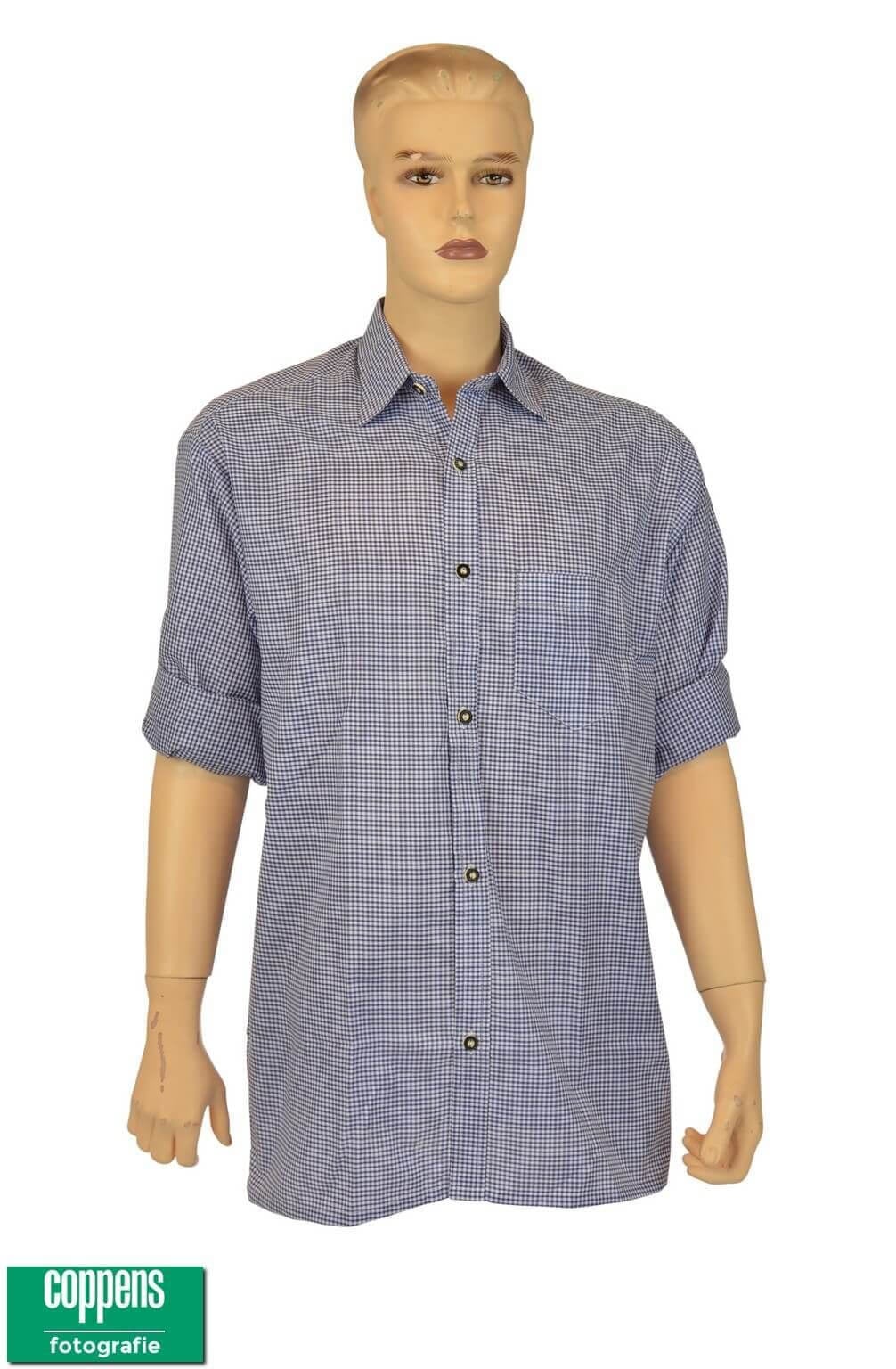 Coppens Trachtenshirt Blue coppens kopen in de aanbieding