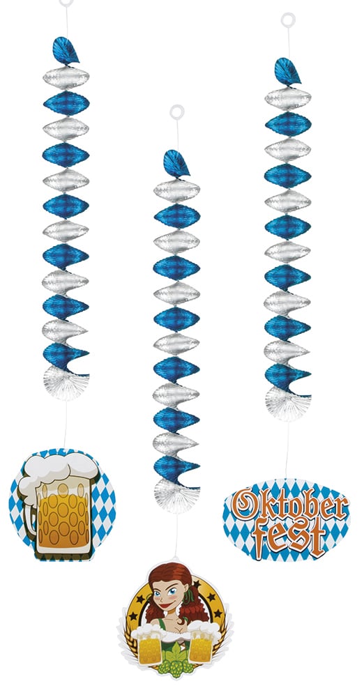 Oktoberfest decoratie 3 stuks