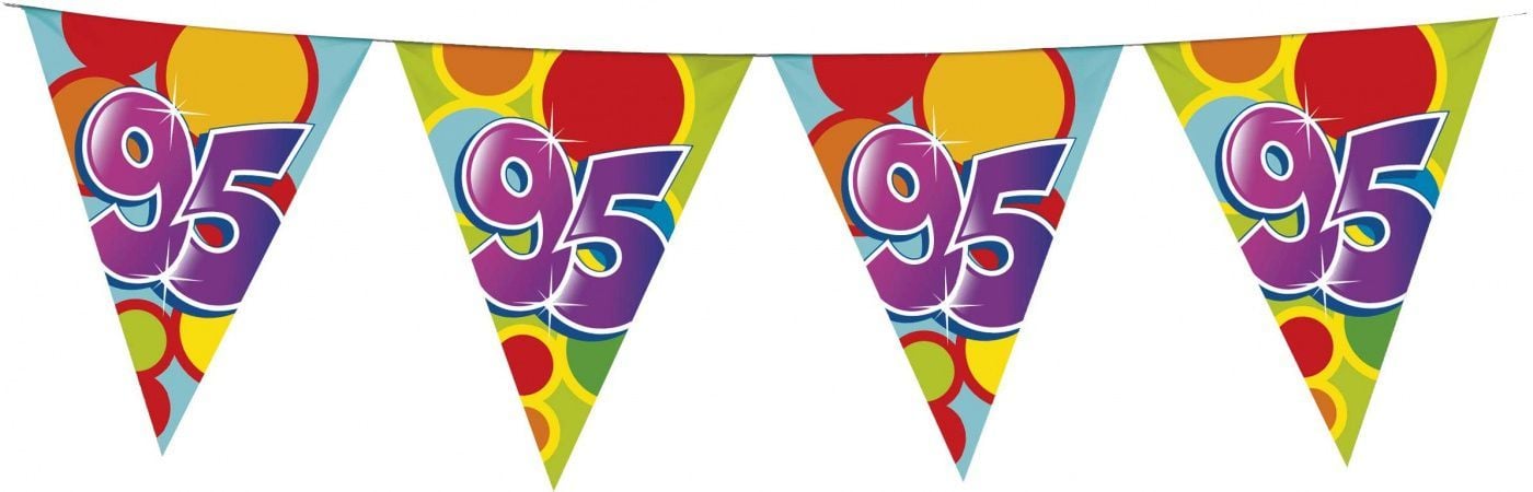 Vlaggenlijn leeftijd 95 jaar 10 meter OP=OP