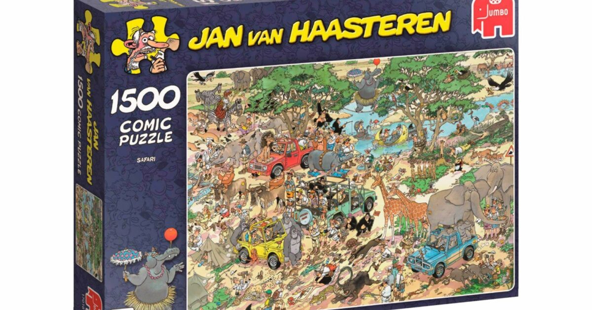 Jumbo puzzel Jan van Haasteren Safari 1500 stukjes Coppens Warenhuis
