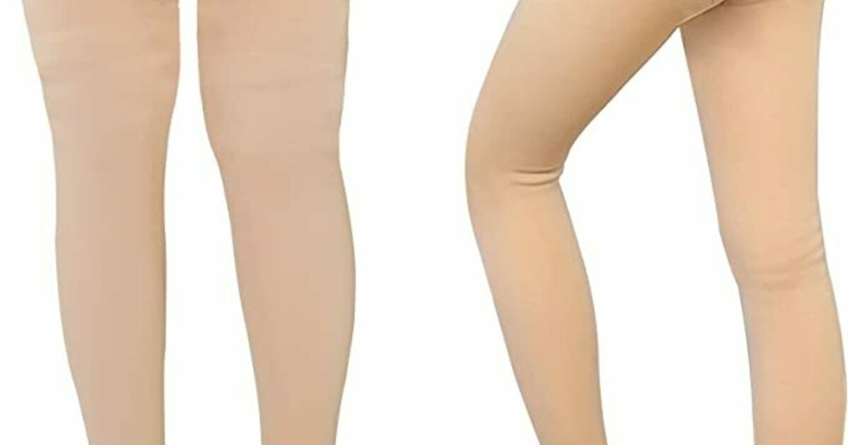 Fleece Panty dames 200 gram huidskleur Coppens Warenhuis