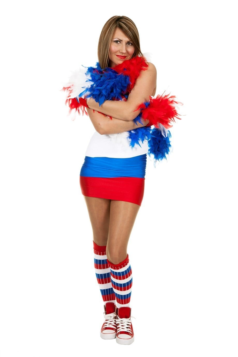 Boa rood/wit/blauw op=op