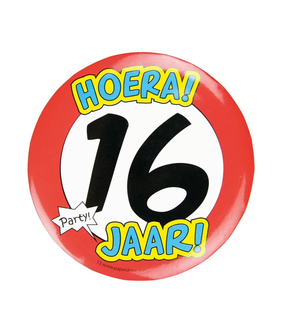 Button XL - 16 jaar