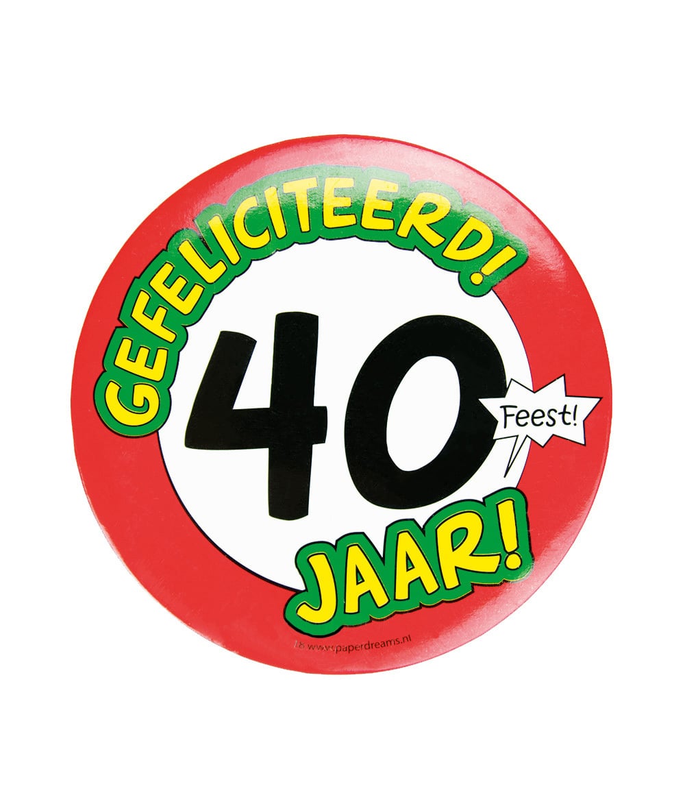 Button XL - 40 jaar