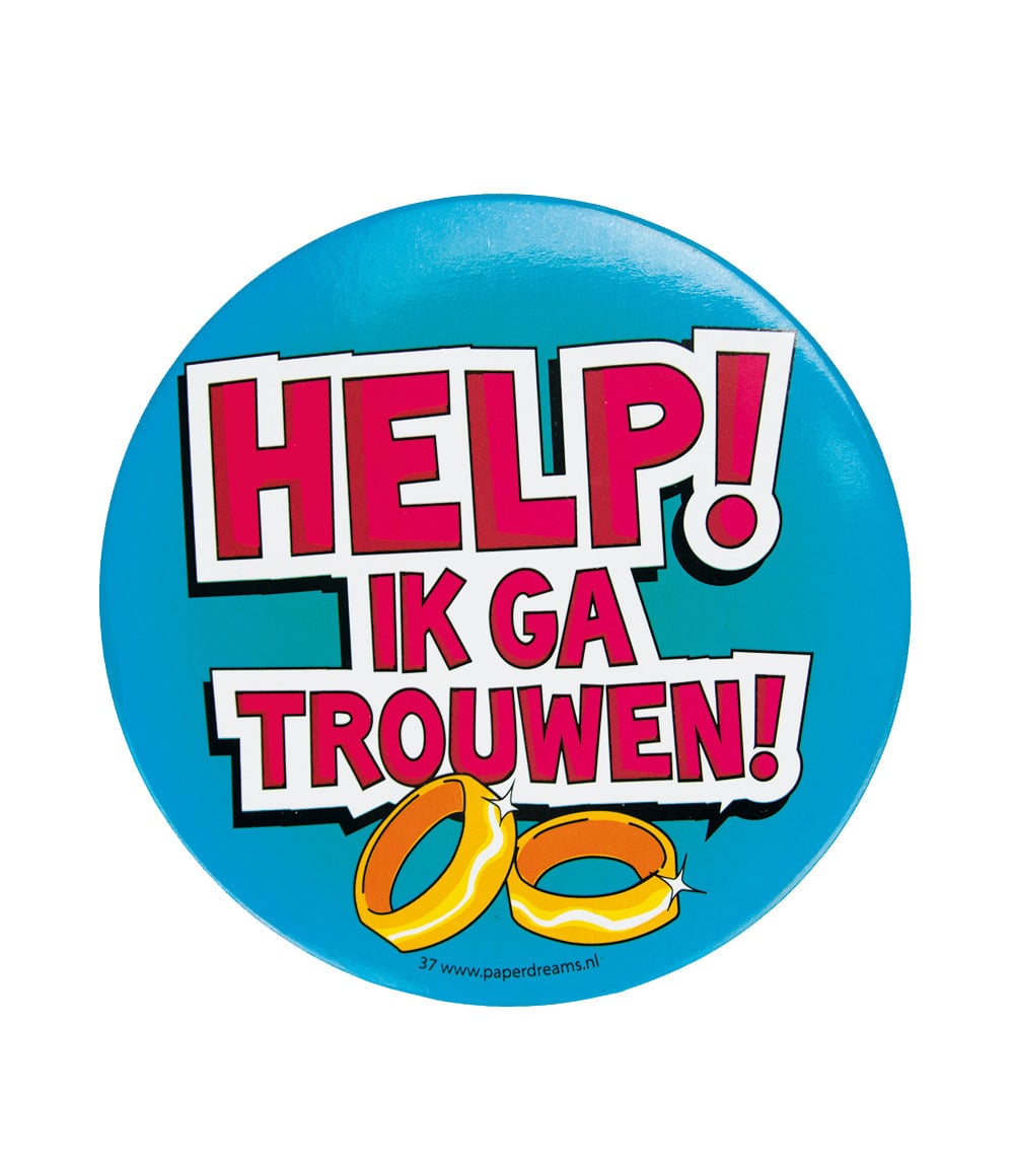 Button XL - Help ik ga trouwen