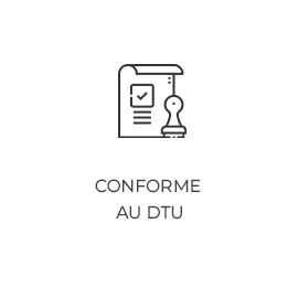 Conforme au DTU 51-4