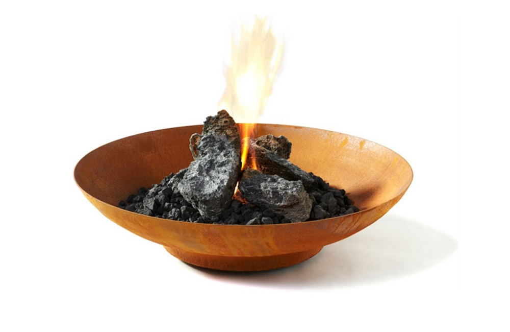 brasero acier corten