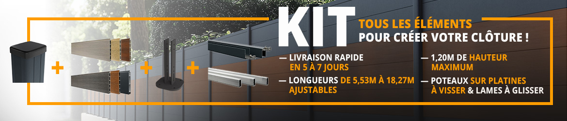clôture en kit