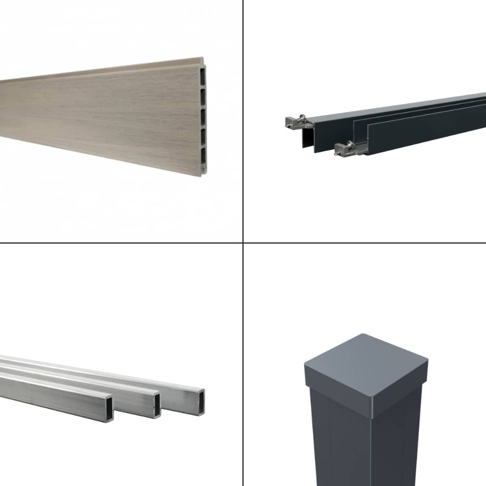kit clôture aluminium