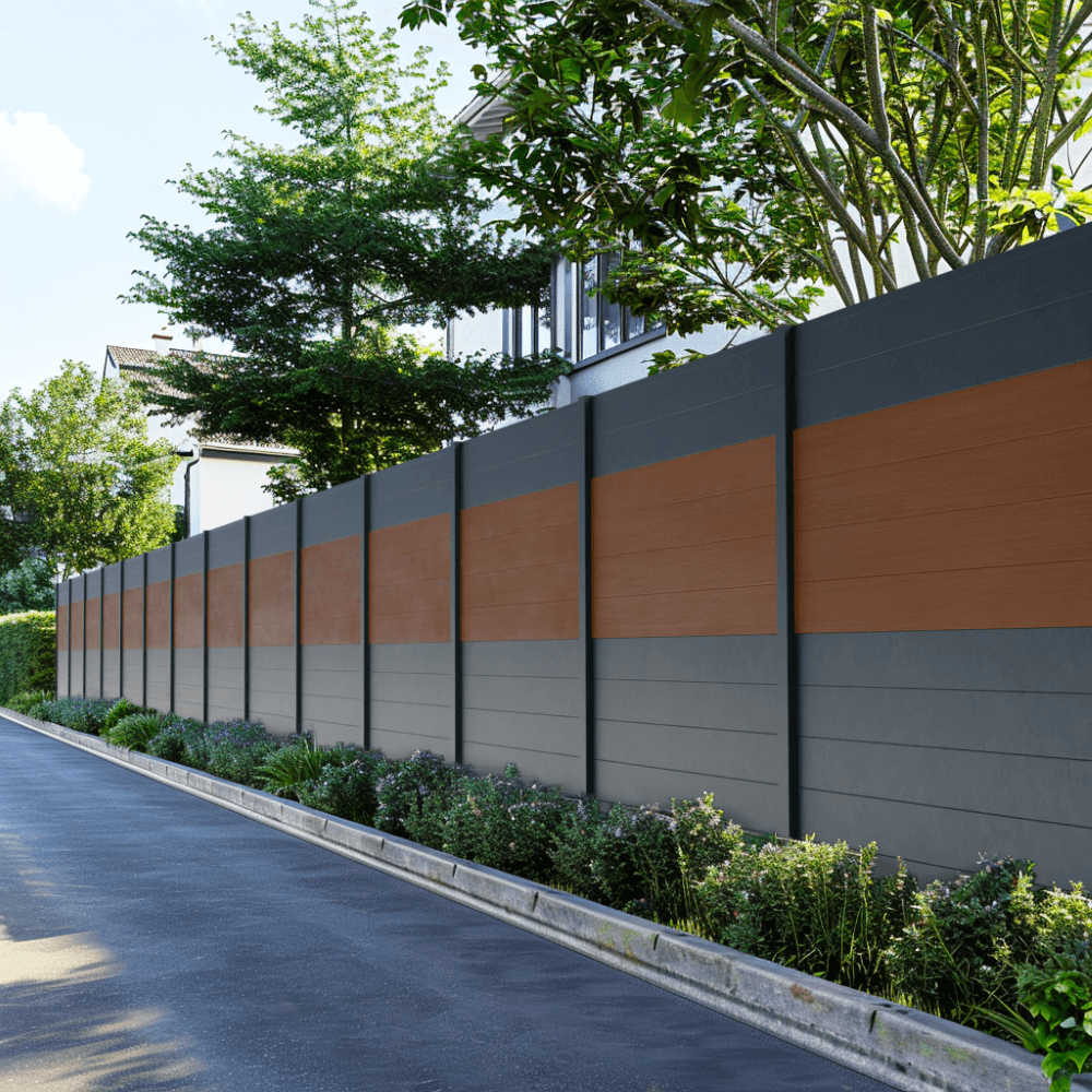 kit clôture aluminium installé