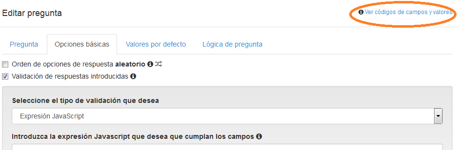 Ver códigos