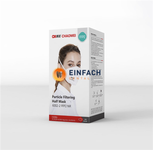FFP2 MEDIZINISCHE MASKEN ELASTISCH WEISS NR.6002-2 (50 Stück)