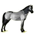 Poney Français de Selle Pie Tobiano Alezan