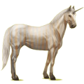 Licorne de selle Paint Horse Pie Tobiano Gris Pommelé