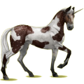 Licorne de selle Alezan