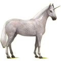 Licorne de selle Gris Souris