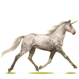 Licorne de selle Trotteur Français Noir