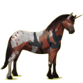 Poney licorne New Forest Alezan