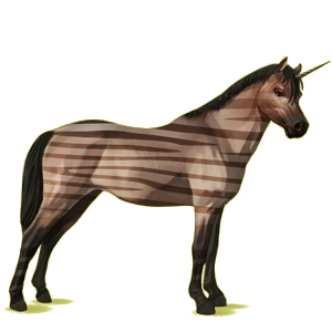 Poney licorne Français de Selle Isabelle