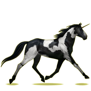 Licorne de selle Trotteur Français Bai