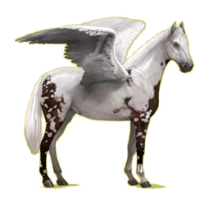 Pégase de selle Hunter Irlandais Gris Clair