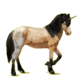 Licorne de selle Camargue Gris Clair