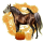 Pégase de selle Quarter Horse Gris Souris