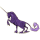 Licorne de selle Lusitanien Isabelle