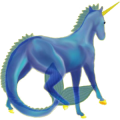 Licorne de selle Noir