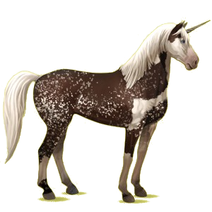 Licorne de selle Mustang Bai Cerise