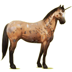 Licorne de selle Quarter Horse Gris Souris
