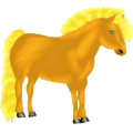 Poney Connemara Palomino