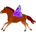 Pégase de selle Quarter Horse Bai