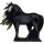 Poney licorne Français de Selle Alezan Brûlé