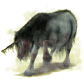 Licorne de selle Pur-Sang Anglais Alezan Brûlé