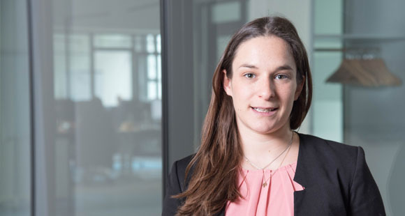 Portrait von Christina Hirschauer von der iteratec GmbH.