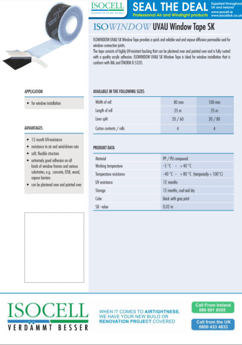 Isowindow UVAV