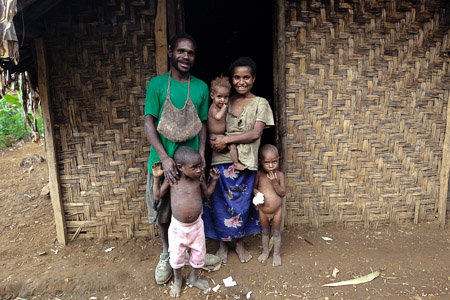 Geenkai's family, Papua New Guinea