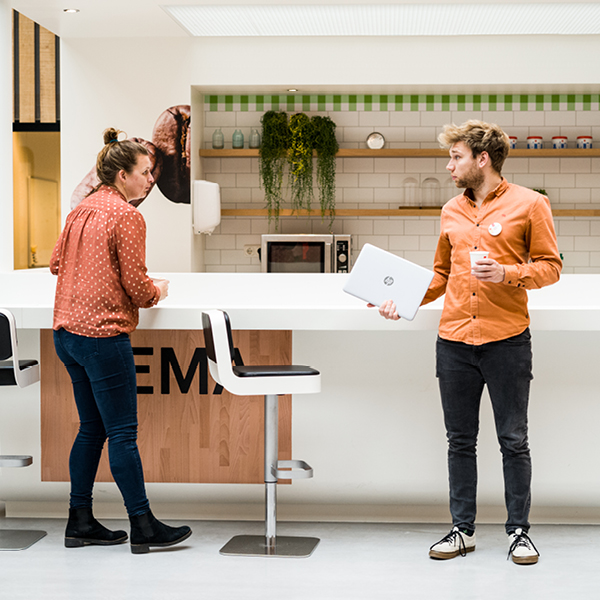 Foto van het HvA Communicatie Unlocked event bij Hema