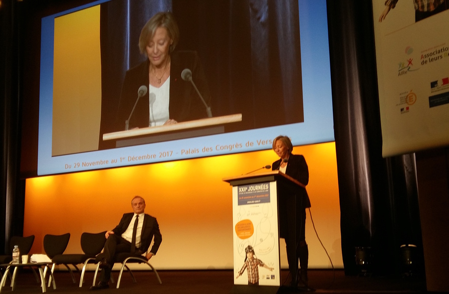 Sophie Cluzel, secrétaire d'État aux personnes handicapées, ouvre les 22es journées Itep. - Droits réservés — Hospimedia Sophie Cluzel, secrétaire d'État aux personnes handicapées, ouvre les 22es journées Itep.