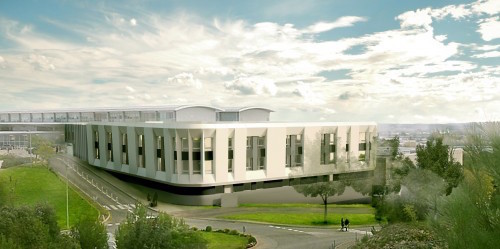 Le projet de bâtiment public-privé de neurosciences à Nîmes se chiffre à 18 M€. - Droits réservés — Michel Beauvais Associés Le projet de bâtiment public-privé de neurosciences à Nîmes se chiffre à 18 M€.