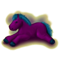 Pony Shetlandpony Dunkelfuchs