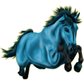 Pony Quarter Pony Hellgrau