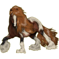 Pegasus-Reitpferd Andalusier Rappe